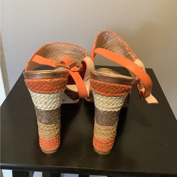 Vince Camuto Adrien Open Toe Woven Heeled Sandals - Picture 4 of 4